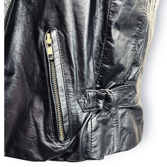 Vintage Wilson Leather 1980’s Motorcross Racing Leather Jacket - Picture 10 of 13